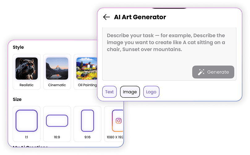 Image Showcasing AI Image Generator
