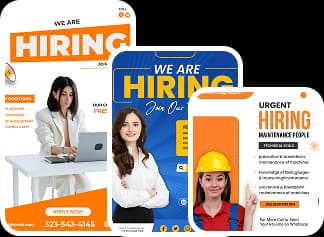 Hiring & Job Vacancy Posters